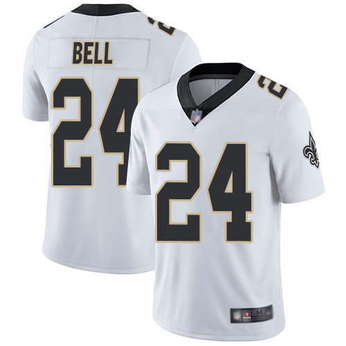 Men New Orleans Saints Limited White Vonn Bell Road Jersey NFL Football #24 Vapor Untouchable Jersey->nfl t-shirts->Sports Accessory